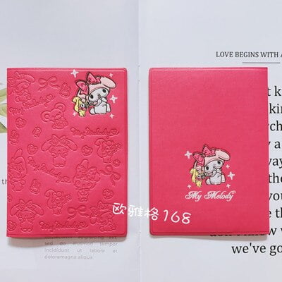 Tarjetero Kawaii Sanrios Hello Kittys My Melody Cinnamoroll, lindo portatarjetas de dibujos animados, funda portátil para tarjeta de identificación, bolsa de almacenamiento para pasaporte