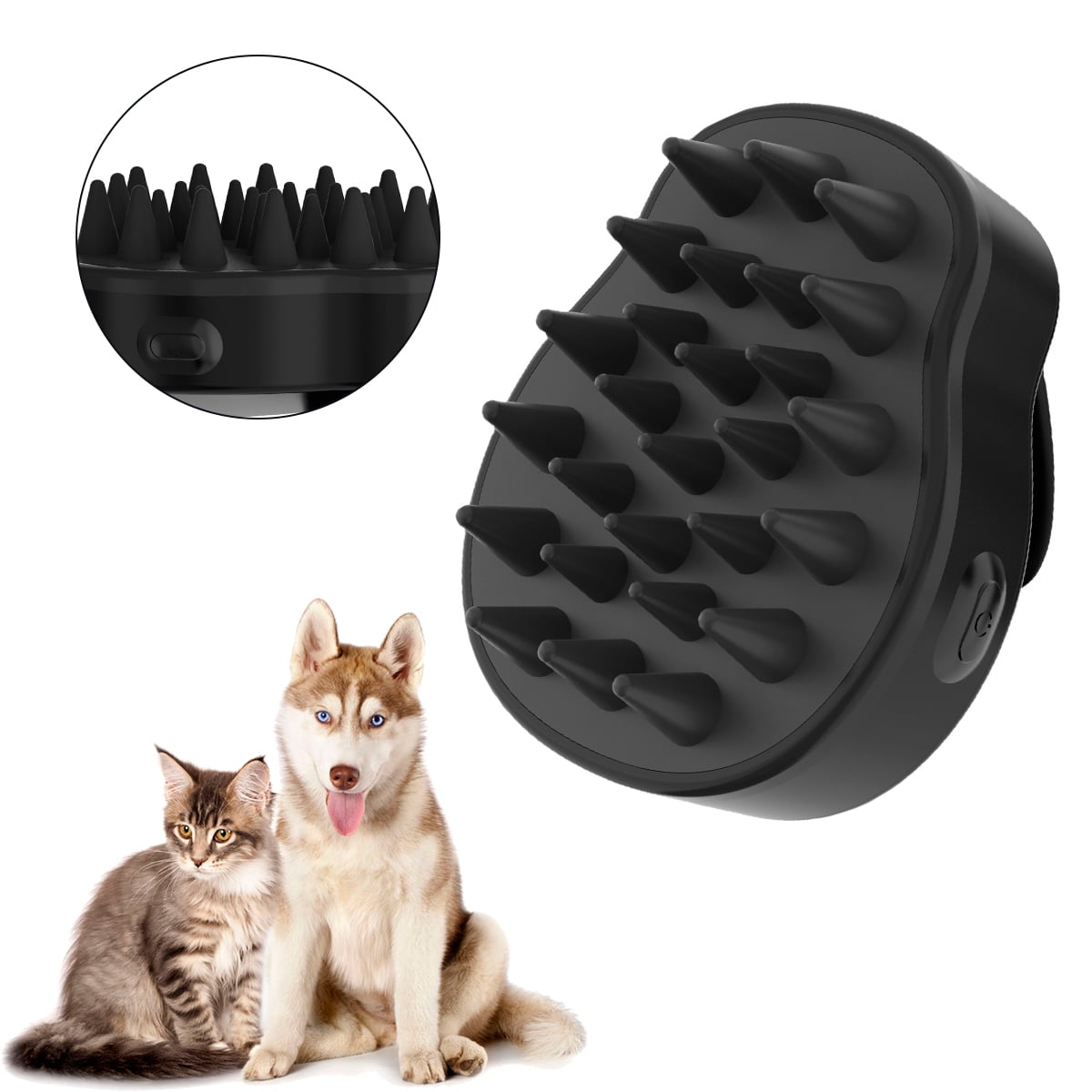 Kit Toelettatura Pet 5-in-1, Spazzola Doppia, Pettine, Levapeli E Tagliaunghie Per Cani E Gatti A Pelo Corto E Lungo, In Acciaio Inox, Colore Blu