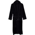 thumbnail image 3 of Womens Fleece Bathrobe - ShaWl Collar Soft Plush Robe Spa Robe, 3 of 5