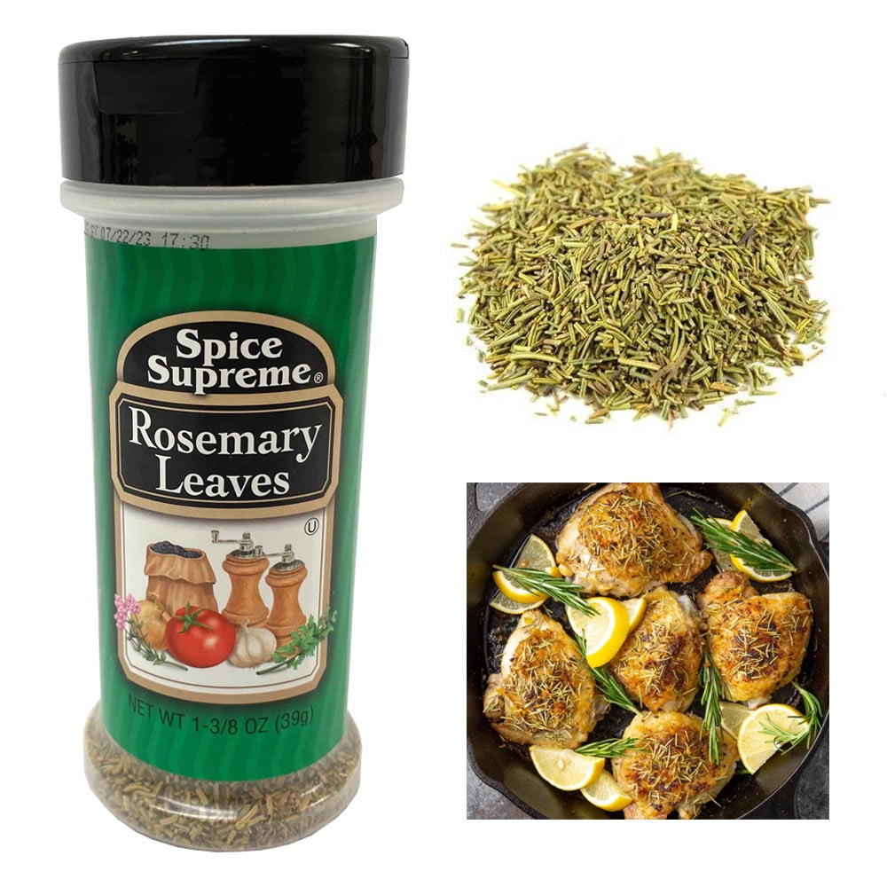 1 Spice Supreme Rosemary Leaves Seasoning 1.25 Oz Jar Cooking Dry Rub