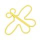 thumbnail image 2 of 100Pcs Mini Paper Clips Exquisite Portable Multipurpose Bookmark Clips for Office School Home Butterfly Shape, 2 of 3