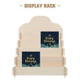 thumbnail image 7 of Hemoton 2pcs Wood Tiered Display Stand For Greeting Cards Multi-Purpose Sticker Display Stand For Vendors Counter Retail Display Rack For Postcard Brochure Picture, 7 of 7
