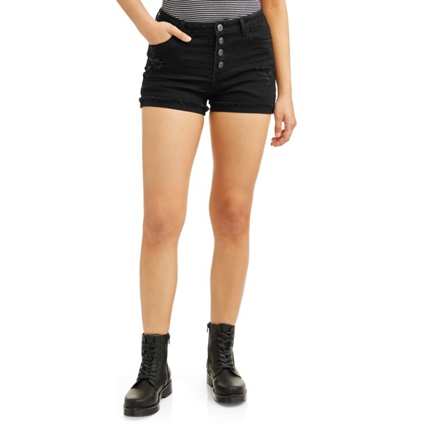 No Boundaries No Boundaries Juniors' high rise sculpting denim short