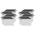 thumbnail image 1 of Bolsas de con Cremallera, 48 Bolsillos Transparentes con Cremallera, Tamaño de Letra A4, Bolsas de Almacenamiento con Cremallera para la Escuela, Suministros de Oficina, 1 of 5