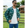 thumbnail image 5 of Christmas Jean Jacket Men Trucker Unlined Coats Xmas Printed Tops Stocking Stuffers for Man, 5 of 8