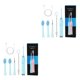 thumbnail image 2 of Soidarity Limpiador de eléctrico para manchas, instrumento eliminador de placa sónica, Kit de limpieza de irrigador Oral para hombres y mujeres Azul 2piezas Soidarity CBP138450, 2 of 6