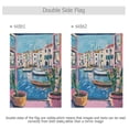 thumbnail image 4 of Yayeee Garden Flag 12" x 18" Double Sided Outdoor Yard Lawn Holiday Decorations, Blue Plants Window, 4 of 6