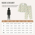 thumbnail image 4 of Bingfone Womens Pajama Sets Summer Beach Gnomes Print,Long Sleeve Loungewear Pajamas Set-Large, 4 of 8