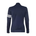 thumbnail image 3 of Adidas - Women's 3-Stripes French Terry Full-Zip Jacket - A191 - Navy/ White, 3 of 3