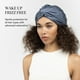 thumbnail image 3 of Gorro de pelo Clementine Organic Blue Lagoon con Silver Ion Silk, 3 of 7