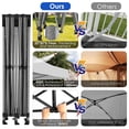 thumbnail image 7 of COBIZI 10x20ft Pop up Canopy, Heavy Duty Party Canopy Waterproof Commercial for Outdoor,White, 7 of 7