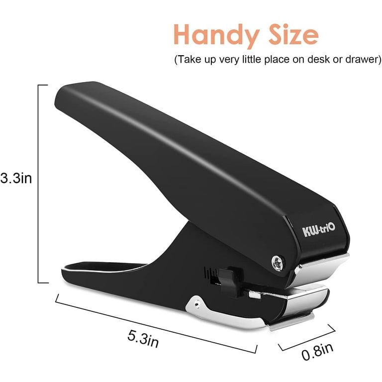 Heavy-Duty Slot Punch Handheld Badge Hole Puncher All Metal ID
