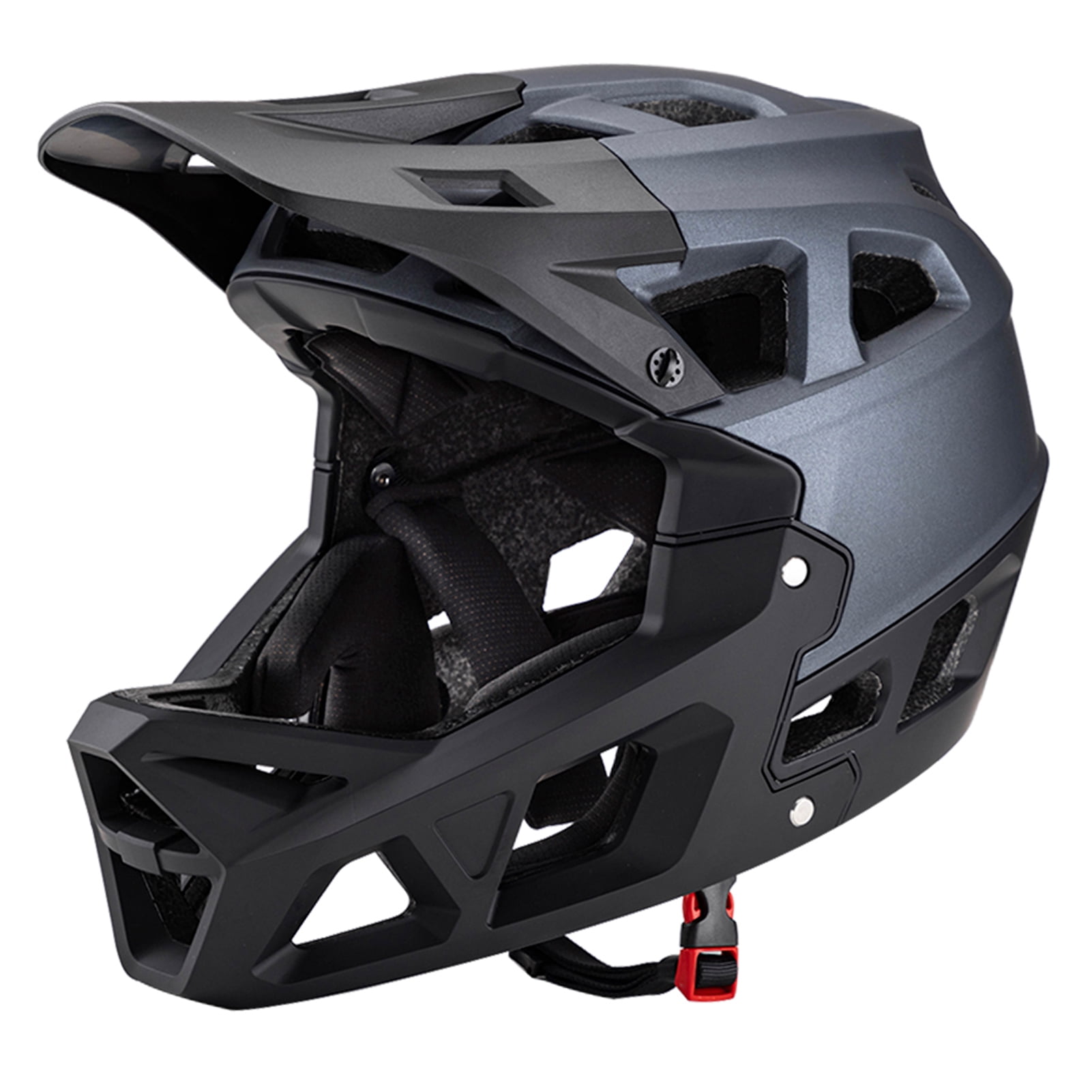 Full Face Bike Helmet Mountain Helmet for Adults, Racing Helmet for Men women with EEP Chin Support, 31 Breathable Lining, Light Design, Colors,