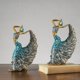 thumbnail image 5 of Adornos de resina elegantes y creativos con forma de pavo real, para manualidades, accesorios para el hogar, decoración de bodas, 5 of 5