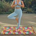 thumbnail image 5 of XYZCANDO Tropical Hibiscus Floral Print Car Seat Cover Towel Washable for Gym Workout, Comfortable Breathable Towel Car Seat Covers Non-Slip, 5 of 11