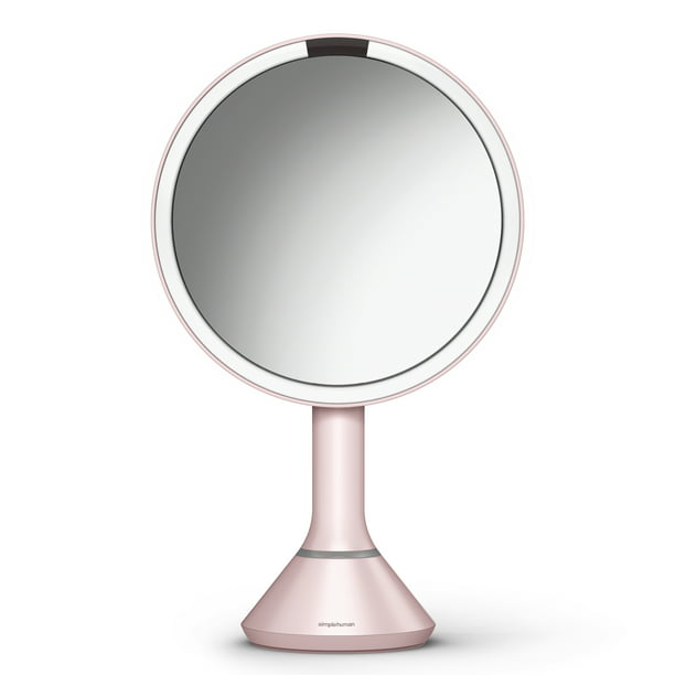 Simplehuman 8 Sensor Mirror With Touch Control Brightness Pink, Simplehuman Sensor Mirror Charging Instructions