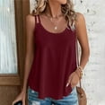 thumbnail image 2 of JIUKE Womens Tank Tops Eyelet Sleeveless Spaghetti Strap Scoop Neck Loose Fitted Casual Flowy Shirts, 2 of 6
