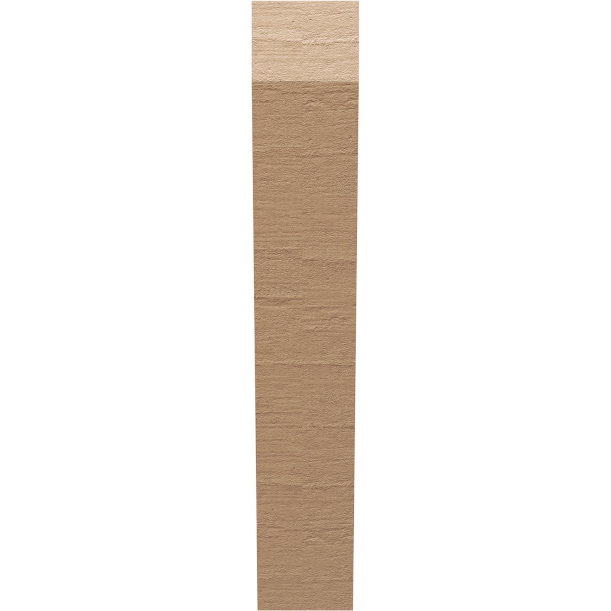 6"W x 12"D x 36"H Thin Concord Rough Cedar Woodgrain TimberThane Corbel, Primed Tan