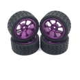 thumbnail image 1 of RC CAR LEDES EXQUESITO ACTUALIZACIONES DE NEVÉS DE NEVÉS DE MODIFICACIÓN PIEZAS DE MODIFICACIÓN ACCESORIOS DE ACCESORIOS DE ACCESORIOS PARA 124016 124019 144002 1 PURPLE 4 SETS Inevent FN001441-03, 1 of 7