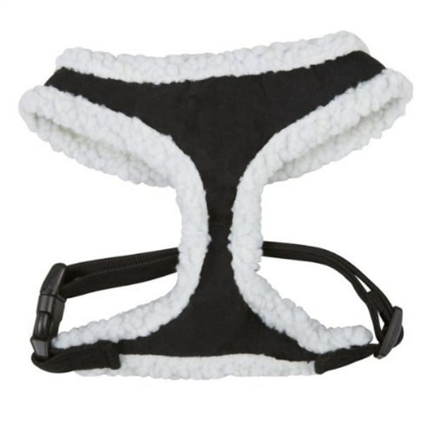 East Side Collection Polyester Faux Suede Cozy Sherpa Dog Harness, X