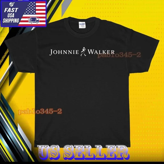 RETRO NEW SHIRT JOHNNIE WALKER LOGO T-SHIRT UNISEX FUNNY AMERICAN USA SIZE S-5XL