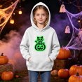 thumbnail image 6 of Kids Boys Girls Halloween Graphic Hoodie Long Sleeve Pullover Sweatshirt with Kangaroo Pocket for Costume Parties Ages 2-12, 6 of 8