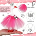thumbnail image 7 of HomeDM Mini Desk Goose Outfits Christmas Decorations Tiara Crown Necklace Dress 3 Pcs Small Goose Clothes for 7 Inch Duck Statue Desk Key Holder, 7 of 7