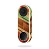 MightySkins NEHEL-Abstract Wood Skin Decal Wrap for Nest Hello Video Doorbell - Abstract Wood