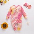 thumbnail image 2 of HCNTES Baby Girl Clothes Winter Neutral Baby Clothes Unisex Newborn Baby Girl Outfit Long Sleeve Print Jumpsuit with Zipper Fall Outfit 0 3 6 9 12 18 24 Months, 2 of 5