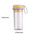 thumbnail image 3 of Boovnll Water Bottles, 17 OZ/500ML Large Capacity Sports Water Bottle Reusable Transparent Plastic Bottle LeakProof for Home, Office, Gym, Outdoor Sports, Water Bottle, 3 of 6