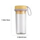 thumbnail image 3 of Botella de agua deportiva de 500ml | Vaso de plástico esmerilado a prueba de fugas | Separador de té | Copa portátil de hidratación para viajes | Matraz antideslizante y duradero para gimnasio al, 3 of 6