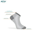 thumbnail image 6 of GoWith Cotton Striped Ankle Socks For Women | 4 Pairs | Model: 2183, 6 of 10