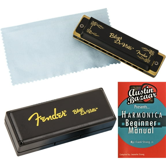 Fender Blues DeVille Harmonica - Key of G w/ Carrying Case