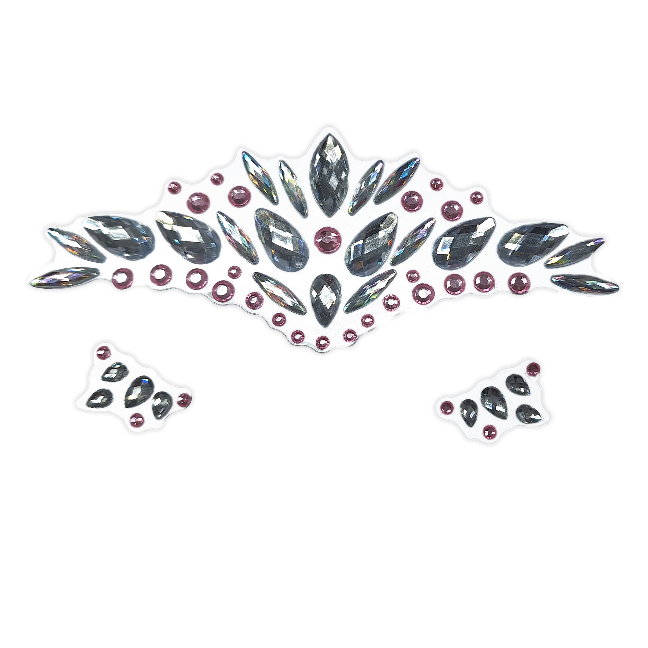 All Characters Face Stickers-Silver Gems by Goodmark USA
