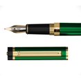 thumbnail image 2 of Pluma estilográfica Dryden Designs con puntas medianas y finas, verde esmeralda, 2 of 8