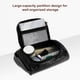 thumbnail image 4 of Neceser Único Bargains Bolsa de Cosméticos de Viaje PU para Mujeres Organizador de Viaje Impermeable y Duradero con Compartimentos Negro, 4 of 7