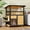 2-story cat house, variant on TIMHAKA Outdoor Cat House, Weatherproof Shelter for Cats, Dogs & Rabbits, Durable & Insulated Shelter for Garden, Patio & Backyard, Gray