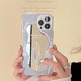 thumbnail image 4 of Funda para iPhone 13 Pro Max, funda protectora con espejo para niñas y mujeres, retoque de maquillaje, cámara trasera, selfies JAMW  Sencillez, 4 of 5