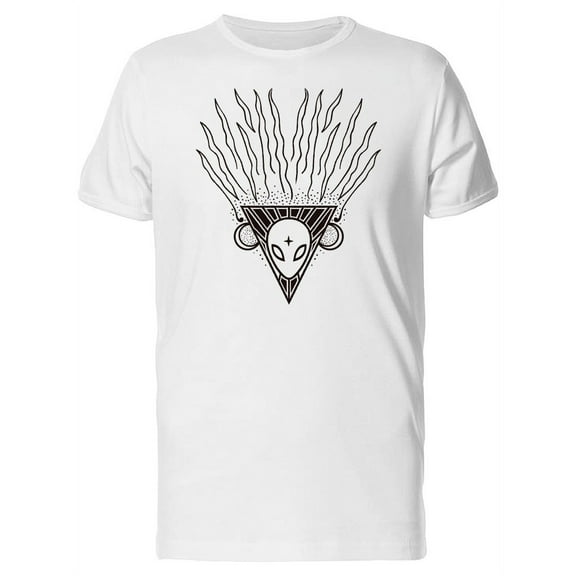 Alien Head In A Triangle Tee Men's -Image by Shutterstock