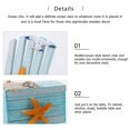 thumbnail image 3 of Mediterranean Style Beach Chair Ornament for Decoration 2Pcs Wooden, 3 of 5