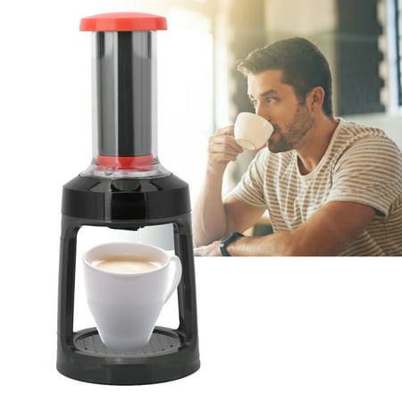 Anauto 1Pc Manual Press Coffee Brewer Capsule Espresso Maker Machine, Capsule Coffee Machine,Coffee