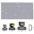 thumbnail image 6 of 4Monster Microfiber Towel with Carry Case, Quick Dry Towel, Grey, L, 6 of 8