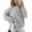 Gray, variant on Women's Cable Knitted Crew Neck Oversized Sweaters for Womens Timeless Casual Elegance