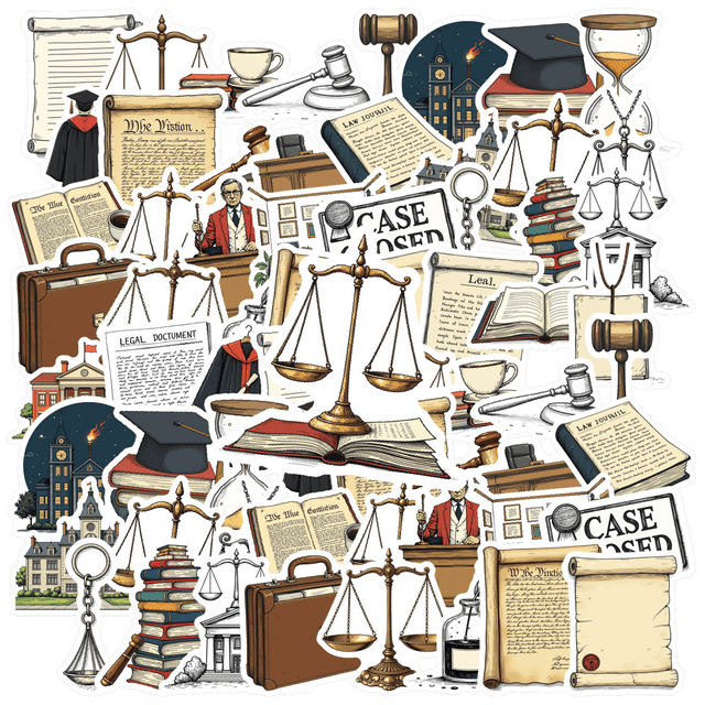 Autocollants de Papeterie Éducative Justice Autocollants de Récompense pour Enseignant Imperméables Graffiti pour Valise Ordinateur Portable Guitare