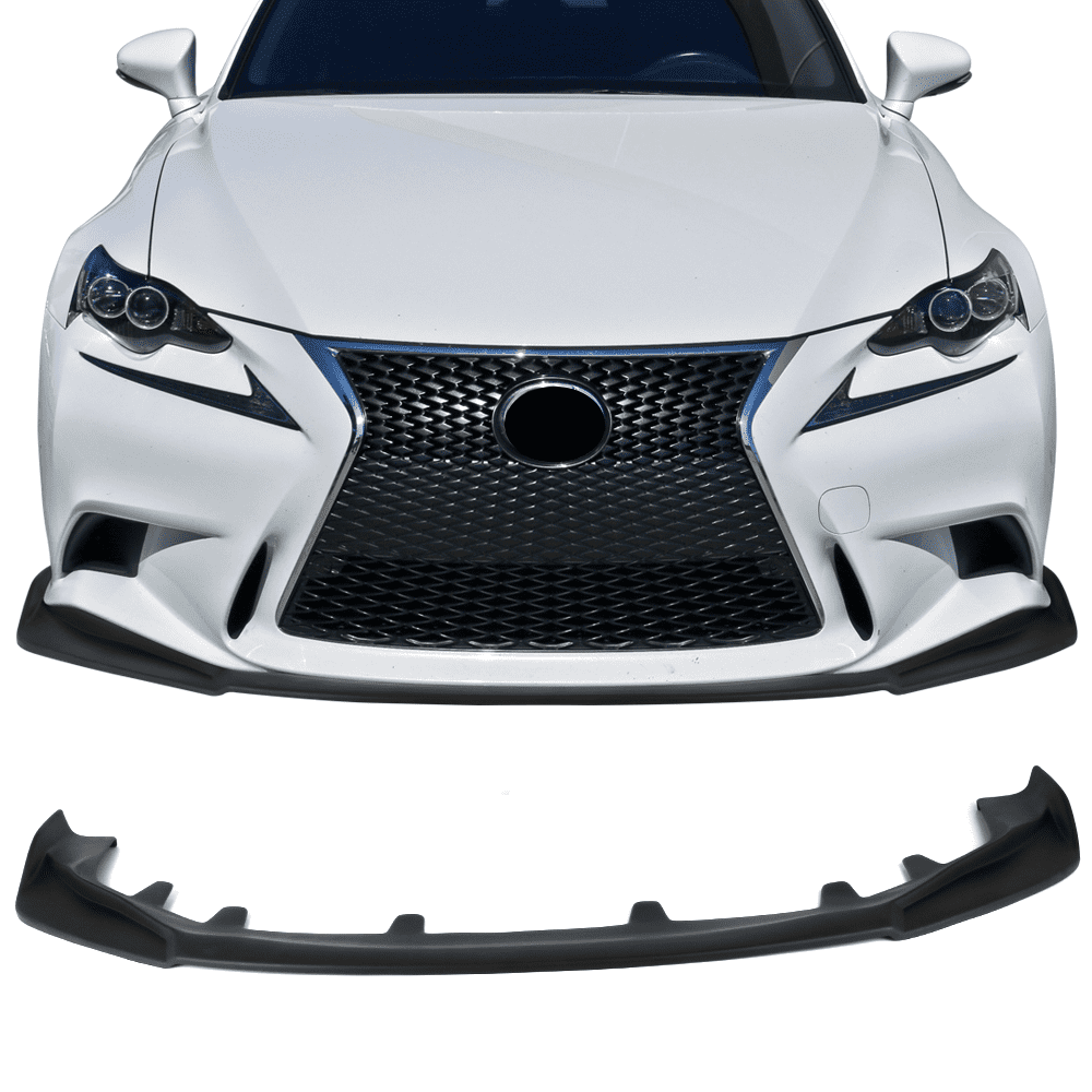 Ikon Motorsports Compatible with 14-16 IS250 IS300 IS350 F Sport IKON Style Front Bumper Lip PP