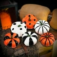 thumbnail image 3 of Decoración de calabazas de 6 uds, relleno de cesta, calabazas de de otoño para fiesta de Halloween adorno de decoración de mesa de Acción de Macarena calabaza de simulación, 3 of 4