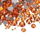 thumbnail image 1 of 1450 Pcs Strass Hotfix Gemas de Cristal de Vidrio (Conjunto SS6-SS30, Naranja), 1 of 6