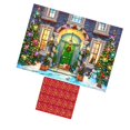 thumbnail image 4 of Calendario de Adviento con rompecabezas navideños de 1008 piezas Soledad Estilo A, 4 of 10