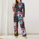 thumbnail image 2 of Fotbe Cat Icecream Conjunto de Pijama de Manga Larga para Mujer con Estampado, Ropa de Dormir de 2 Piezas, Conjunto de Casa Suave y Cómodo con Bolsillos-Large, 2 of 7