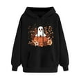 thumbnail image 3 of QQAMB Oversized Sweatshirts for Women Halloween Graphic Printed Drawstring Loose Comfy Hoodies Sweatshirts with Pocket, 3 of 4
